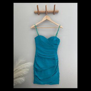 BCBG Turquoise Cocktail Dress